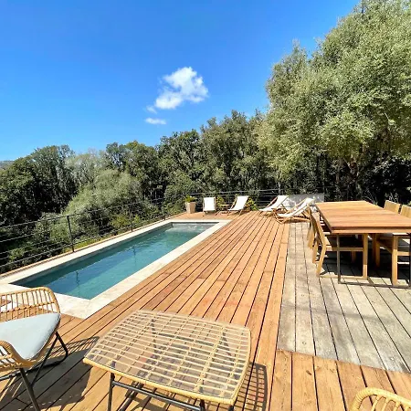 Piscine Paradise Avec Magnifique Vue Сагон