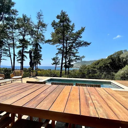 Piscine Sagone Paradise Avec Magnifique Vue Villa